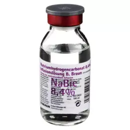 NATRIUMHYDROGENCARBONAT B.Braun 8,4% stiklas, 100 ml