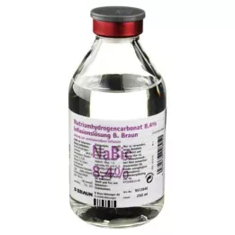NATRIUMHYDROGENCARBONAT B.Braun 8,4% stiklas, 250 ml