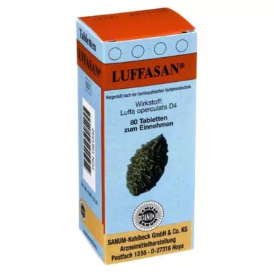 LUFFASAN Tabletės, 80 vnt
