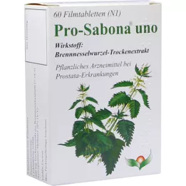 PRO SABONA uno plėvele dengtos tabletės, 60 vnt