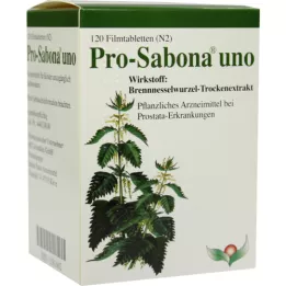 PRO SABONA uno plėvele dengtos tabletės, 120 vnt