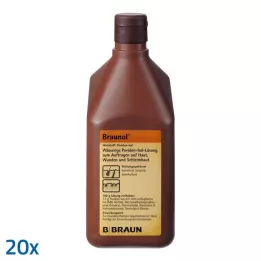 BRAUNOL Gleivinės antiseptikas, 20X100 ml
