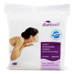 Duniwell vienkartinės skalbimo šluostės, 50 vnt