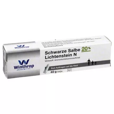 SCHWARZE SALBE 20 % Lichtenšteino N, 40 g