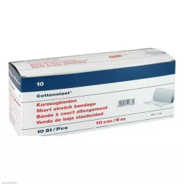 KURZZUGBINDE Cottonelast 10 cmx5 m, 10 vnt