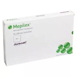 MEPILEX 12x20 cm putplasčio padažas, 5 vnt