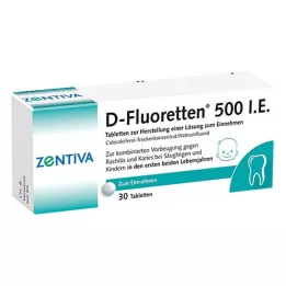 D FLUORETTEN 500 tablečių, 30 vnt