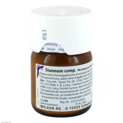 STANNUM COMP.Trituracija, 50 g