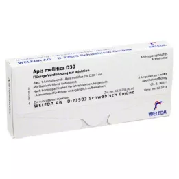 APIS MELLIFICA D 30 ampulės, 8 vnt