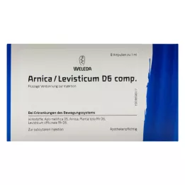 ARNICA/LEVISTICUM D 6 kompl. ampulės, 8X1 ml