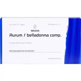 AURUM/BELLADONNA sudėtinės ampulės, 8 ml