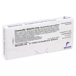 CHAMOMILLA/MALACHIT kompozicinės ampulės, 8X1 ml