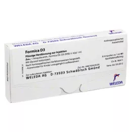 FORMICA D 3 ampulės, 8X1 ml