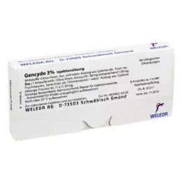 GENCYDO 3% injekcinis tirpalas, 8 vnt