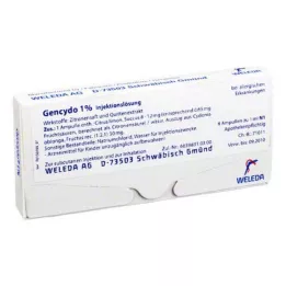GENCYDO 1% injekcinis tirpalas, 8 vnt