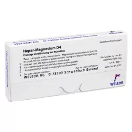 HEPAR MAGNESIUM D 4 ampulės, 8 vnt