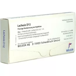LACHESIS D 12 ampulės, 8X1 ml