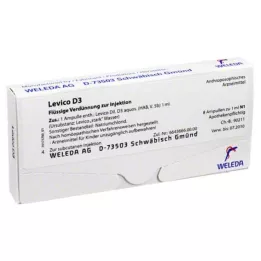 LEVICO D 3 ampulės, 8X1 ml