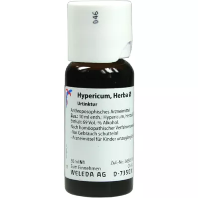HYPERICUM HERBA Motinos tinktūra, 50 ml HYPERICUM HERBA Motinos tinktūra, 50 ml