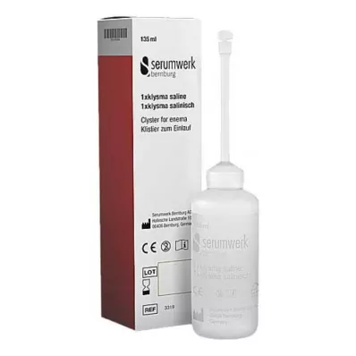KLYSMA 1x fiziologinis tirpalas, 135 ml
