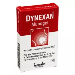 DYNEXAN Burnos gelio cilindrinės ampulės, 4X1,7 g