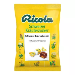 RICOLA m.Z.Beutel žolelių bonbonai, 75 g