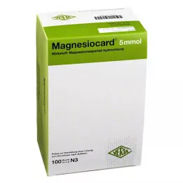 MAGNESIOCARD 5 mmol milteliai geriamajam tirpalui, 100 vnt
