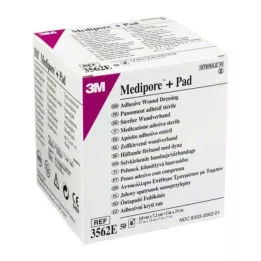 MEDIPORE Plus Pad 3562E sterilus žaizdų tvarstis, 50 vnt
