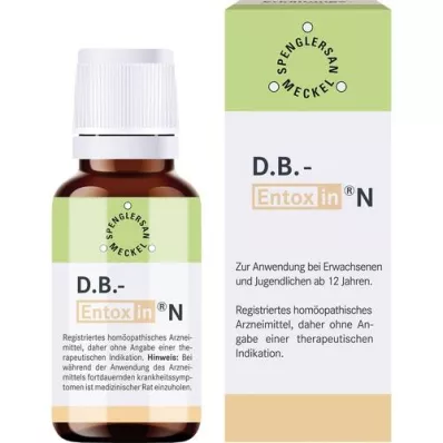 D.B. Entoxin N lašai, 20 ml D.B. Entoxin N lašai, 20 ml
