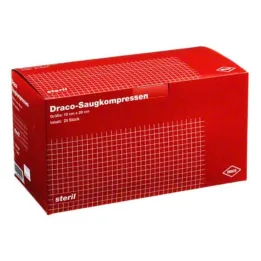 Siurbimo kompresai sterilūs 10x20c, 25 vnt