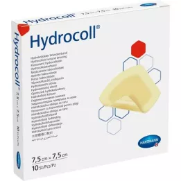HYDROCOLL Žaizdas 7,5x7,5 cm, 10 vnt