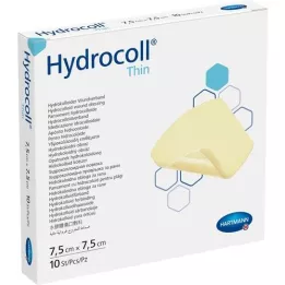 HYDROCOLL plonas žaizdos tvarstis 7,5x7,5 cm, 10 vnt