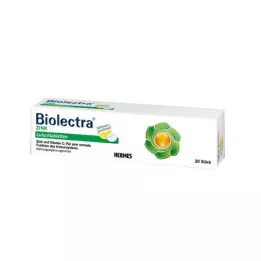BIOLECTRA Cinko pastilės, 20 vnt