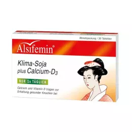 ALSIFEMIN Climate-Soja plus Calcium D3 tabletės, 30 vnt