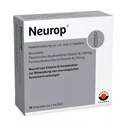 NEUROP Injekcinio tirpalo ampulės, 10X1 ml