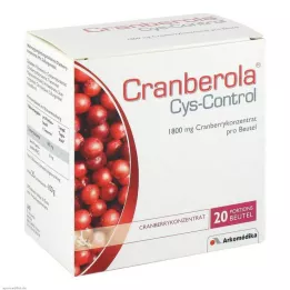 CRANBEROLA Cys Control milteliai, 20X5 g