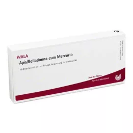 APIS BELLADONNA cum Mercurio ampulės, 10X1 ml