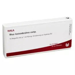 RHUS TOXICODENDRON COMP Ampulės, 10X1 ml