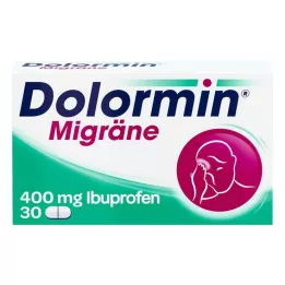 DOLORMIN Migrenos plėvele dengtos tabletės, 30 vnt