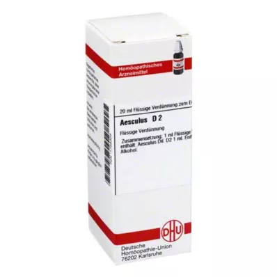 AESCULUS D 2 praskiedimas, 20 ml