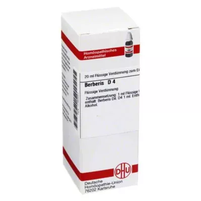 BERBERIS D 4 praskiedimas, 20 ml