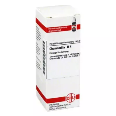 CHAMOMILLA D 4 praskiedimas, 20 ml