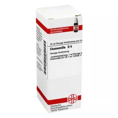 CHAMOMILLA D 6 Skiedimas, 20 ml