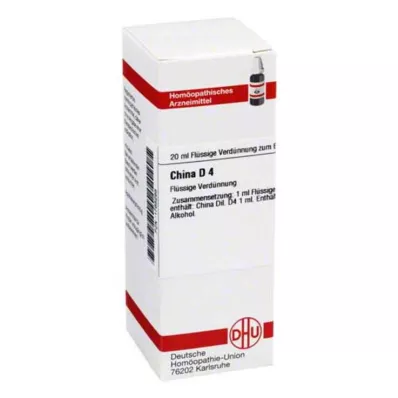 CHINA D 4 praskiedimas, 20 ml CHINA D 4 praskiedimas, 20 ml