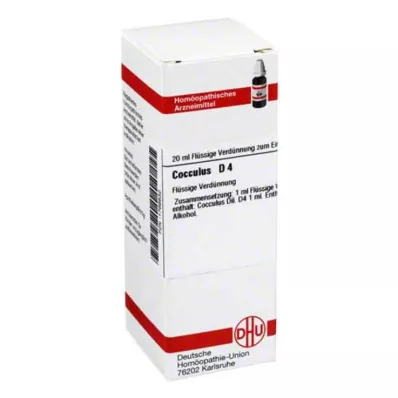 COCCULUS D 4 praskiedimas, 20 ml