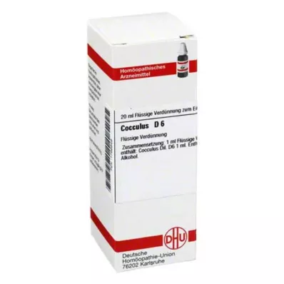COCCULUS D 6 Skiedimas, 20 ml