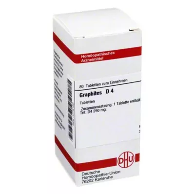 GRAPHITES D 4 tabletės, 80 vnt GRAPHITES D 4 tabletės, 80 vnt