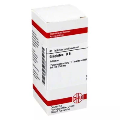 GRAPHITES D 6 tabletės, 80 vnt GRAPHITES D 6 tabletės, 80 vnt