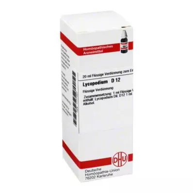LYCOPODIUM D 12 Skiedimas, 20 ml LYCOPODIUM D 12 Skiedimas, 20 ml