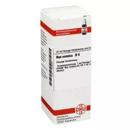 NUX VOMICA D 6 Skiedimas, 20 ml